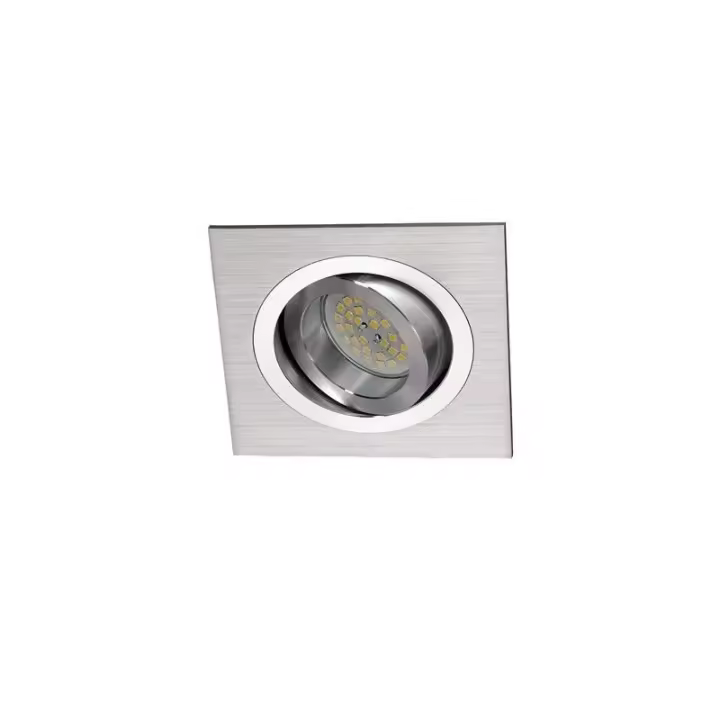 CRISTAL RECORD Aro Empotrable Helium Cuadrado Aluminio CRISTALRECORD 03-061-00-003 - Ahorro Energético - 1