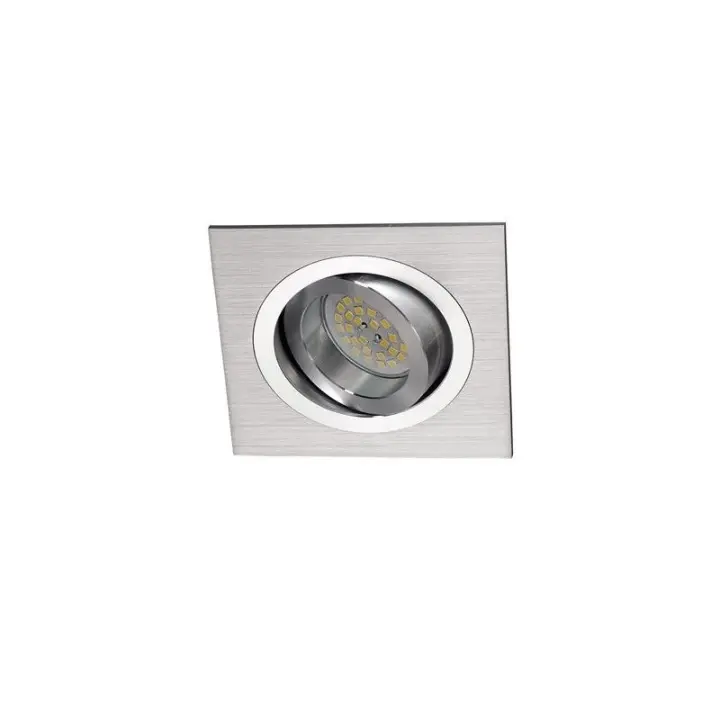 CRISTAL RECORD Aro Empotrable Helium Cuadrado Aluminio CRISTALRECORD 03-061-00-003 - Ahorro Energético - 1