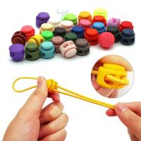 10Pcs Paracord Lanyard Cierre De Resorte Tapa De Paracaídas Para Mochila Deportes Zapatillas Accesorios De Bolsa Material Plástico Tamaño 17mm X 17mm - details 1