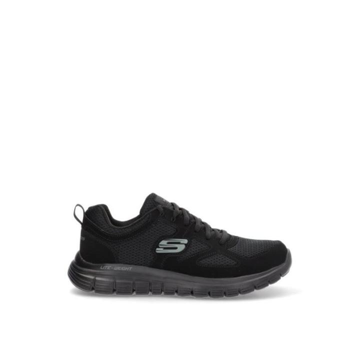 Zapatillas Casual Skechers - Hombre - Suela Plana - Modelo 52635 - Color Negro