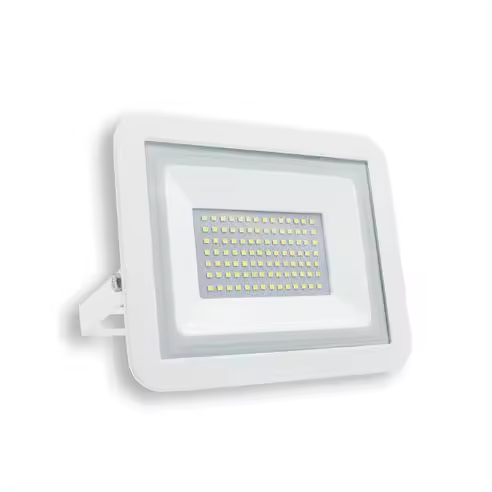 Proyector led plano blanco matel ip65 50w fría - 1