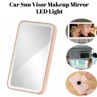 Espejo De Mano Para Coche Con LED Y Ajuste Tridimensional Espejo De Maquillaje Para Mujer Ultrafino Visera Solar De Coche - details 8