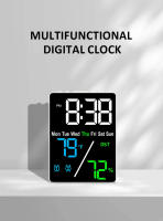 Reloj Digital Multifunción Con Ajuste De Brillo En 3 Niveles Pantalla LED Recargable Mostrador Con Fecha Y Temperatura - details 0