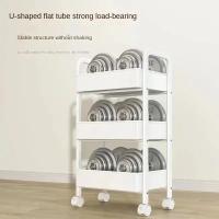 Organizador Multifuncional De Cocina Con Ruedas Trolley De Almacenamiento Para Comedor Y Dormitorio Estante Para Alimentos - details 2