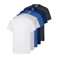 Fruit Of The Loom Pack 5 Camisetas FRUIT OF THE LOOM ORIGINAL, Algodón Peinado, Tacto Suave, Cuello Redondo - details 1