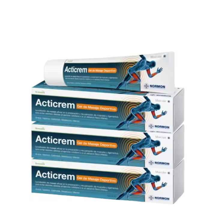 Normocare PACK de 3x100ml. Acticrem gel de masaje deportivo  Normon OTC - 1