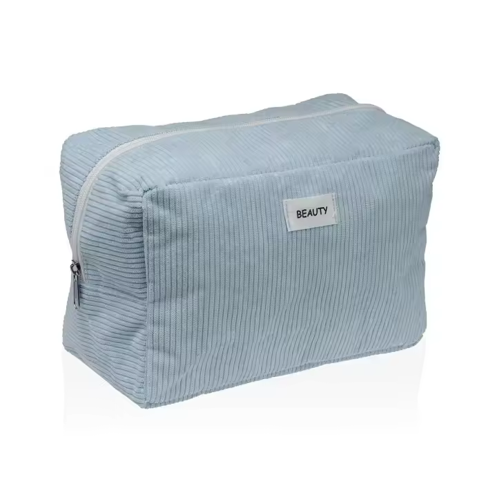 Neceser de Viaje Versa Corduroy Azul 12 x 16 x 24 cm - 1