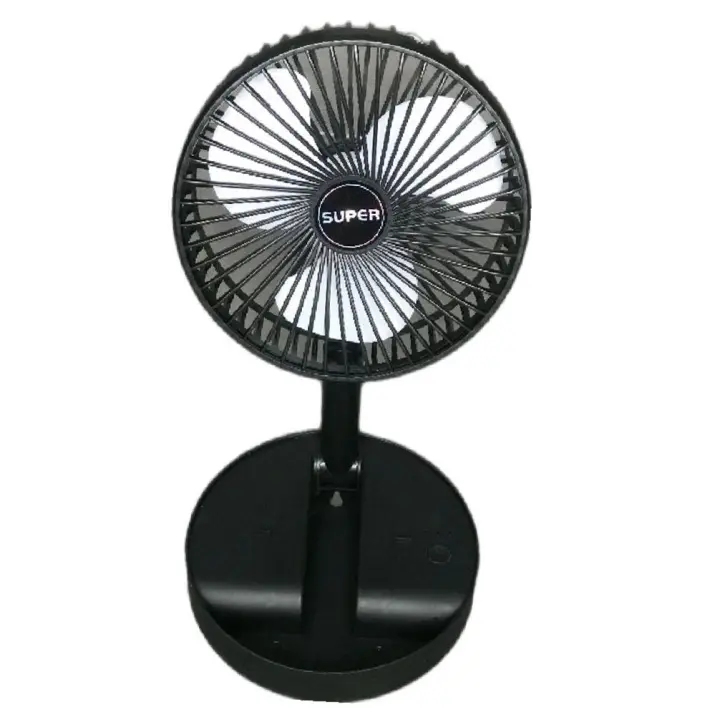 Ventilador de escritorio plegable with bateria Division, Ventilador Portátil Recargable Tres velldades, Mini ventilador ajustable para el hogar y la Oficina, pequeño de refrigeración dispositivo, portátil, recargable USB por - 1