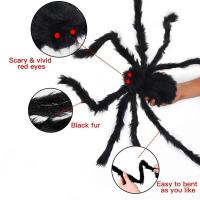 Decoración De Halloween Grande Araña De Peluche Simulación Propiedad De Fiesta Horror Material Plástico Para Occasión De Fiesta - details 6