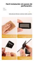 Parador De Puerta Invisible Ultra Delgada Sin Perforar De Acero Inoxidable Con Imán Fuerte Anti-viento Y Anti-colisión Para Hogar - details 17