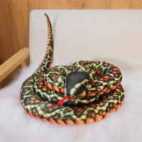 Juguete De Peluche Grande Serpiente Python Simulada 110/160CM Cojín Peluche Cobra Boa Regalo Para Niños Decoración Del Hogar Material Coton PP Unisex - details 11