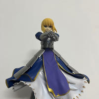 Figura De Acción Anime Fate/Stay Night Saber 23CM Caliburn Escena De Batalla Figura De Lili Caballero Rey Regalo Para Niños Decoración PVC Unisex - details 5
