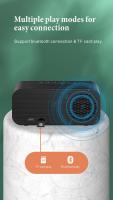 BIT Reloj despertador con Radio Digital, altavoz con Bluetooth, pantalla LED de hora y alarma y superficie de espejo para escritorio - details 6