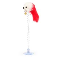 Juguete Interactivo Para Gatos Con Pluma De Color Multicolor Varilla De Feathers Con Ventosa De Sución Divertida Para Entretenimiento De Mascotas - details 3