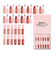 Set de 12 Labiales Mates Permanentes KEVIN&COCO, Labiales Gloss permanentes en formato mini, 12 labiales lip gloss. - details 0