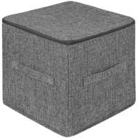 Caja de Almacenamiento 30x30x30 cm con Tapa y Cremallera – Cubo Organizador Plegable de Tela Tipo Lino con Asas Resistentes – Cesta para Ropa, Juguetes, Libros, Armario, Oficina y Hogar – Diseño Decorativo y Funcional - details 0