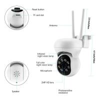 Cámara de Vigilancia WiFi Exterior 1080MP 2.4 + 5G wifi, Zoom 4x, Audio Bidireccional Visión Nocturna + Tarjeta de Memoria 64G - details 7