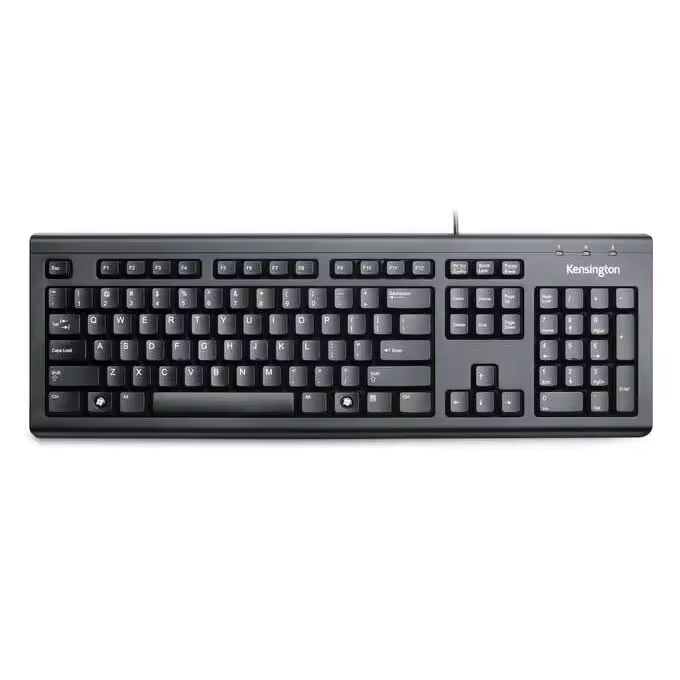 Kensington value teclado de membrana usb - teclas tacto sensible - cable de 1.50m - 1