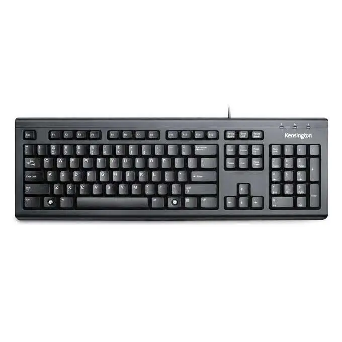 Kensington value teclado de membrana usb - teclas tacto sensible - cable de 1.50m - 1