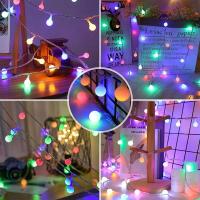 Luces De Navidad LED Globales Impermeables Para Jardín Boda Fiesta Decoración Operadas Por Batería O USB Disponibles En 10/20/40/80 - details 2