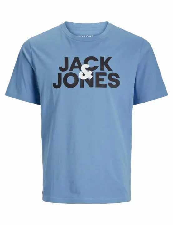 Camiseta Jack&Jones Jacula azul manga corta para hombre - 1