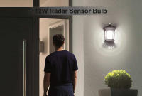 Lámpara Nocturna LED Sensor Radar E27 12W 220V Para Dormitorio Escaleras Pasillo Cocina Iluminación Automática Sin Baterías - details 0