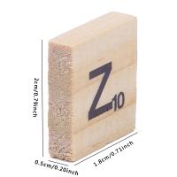 Juego De Azulejos De Madera Con Letras Del Alfabeto Para Manualidades Decoración Para Hogar Boda Fiesta Navidad DIY Juguetes Para Niños - details 4