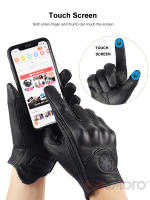 Guantes De Motocicleta Suomy De Cuero Para Hombre Y Mujer ProtecciónVintage Ciclismo Primavera Otoño Guantes De Motocross ATV - details 6