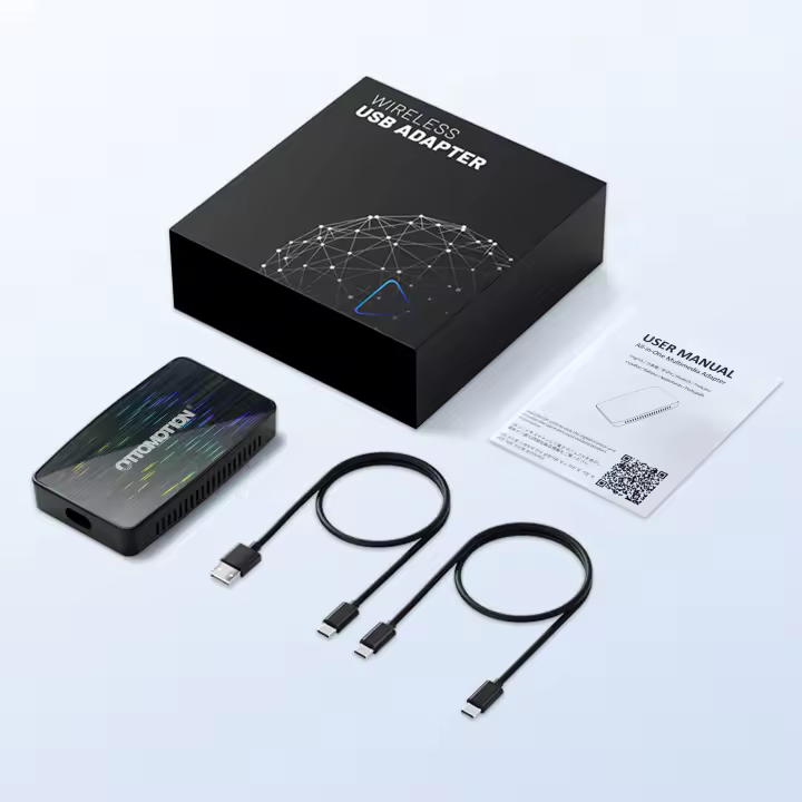 Adaptador De Video Para Coche Ottomotion Play2Video pro Wireless CarPlay Android Auto Para Youtube Netflix IPTV Accesorios De Coche 2024 - 1