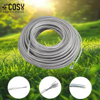 Línea De Cortacésped De Nylon 2.4mm/2.7mm/3mm/4mm 5m/10m/15m Para Maquinaria De Jardín Reemplazo De Cuerda De Acero - details 1