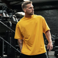 Camiseta Casual Para Hombre Algodón Manga Corta Verano Fitness Running Deporte Entrenamiento Camiseta Sólida Top Maletero - details 4