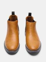 Botas Chelsea Retro Para Hombre 2024 Comodidad Moda Cuero Sintético Botas De Tobillo Encima De La Rodilla Material De Suela TPR - details 10