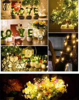 Luces De Navidad LED Impermeables Con Control Remoto Y Pilas Incluidas Cadena De Luces De Fairy Para Decoración De Bodas Y Exterior Con 8 Modos Colores Variados - details 13