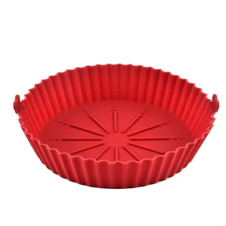 Silicona Air Fryer Fundas De Olla Repuesto Para Papel Encendido Accesorios De Horno Reutilizable Bandeja De Hornear - 1