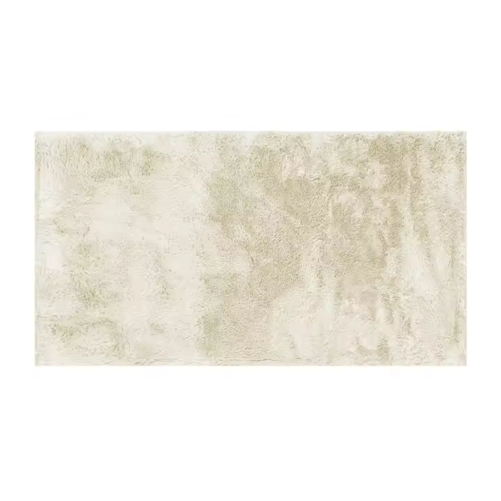 Acomoda Textil – Alfombra de Pelo Extra Suave 60x120 cm Resistente para Salón, Dormitorio y Cocina. Alfombra Antideslizante de Fácil Limpieza para Hogar, Casa y Oficina. (Nilo Crudo) - 1