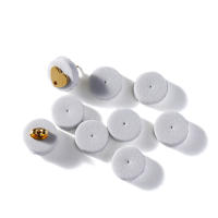 200-500Pcs Almohadillas De Esponja Blanca Antichoque Para Joyería 12x12MM Protección Para Pendientes Piezas De Hacer Manualidades - details 8
