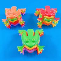 10/20Pcs Juguetes De Rana Saltarina En Color Sólido Juguete De Plástico Para Juego Familiar Y Alivio Del Estrés Regalo De Cumpleaños Para Niños - details 5
