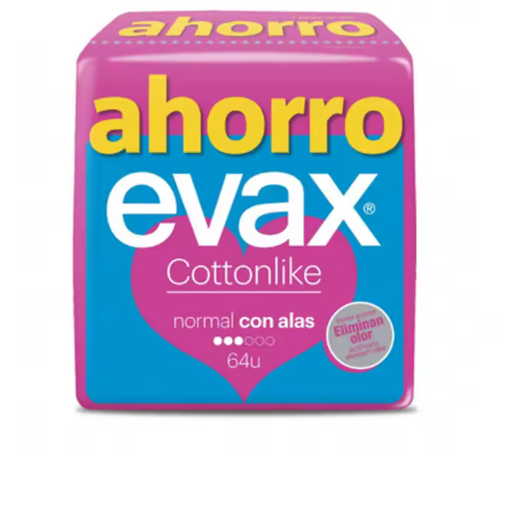Evax COTTONLIKE Compresas Normal Alas 64 U - 1