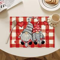 Corredor De Mesa En Forma De Corazón Para Día De San Valentín Aniversario Boda Comedor Cocina Decoración De Fiesta En Casa Estampado De Amor - details 12