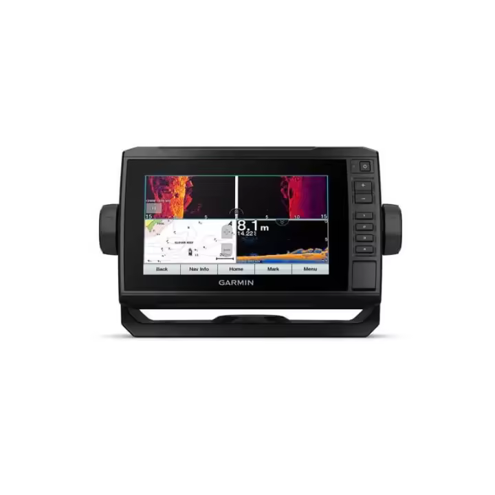 ECHOMAP™ UHD 72SV WITH GT56UHD-TM TRANSDUCER   El plotter con pantalla táctil de 7” legible a la luz del sol cuenta con un soporte de instalación en superficie de desmontaje rápido. Además, el pack con transductor añade una sonda de exploración de alta de - 1