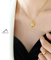 Encanto 1 Uds. Colgante de corazón de melocotón de amor de cerdo de la suerte de estilo chino, collar de acero inoxidable que no se decolora, joyería de cadena de clavícula - details 7