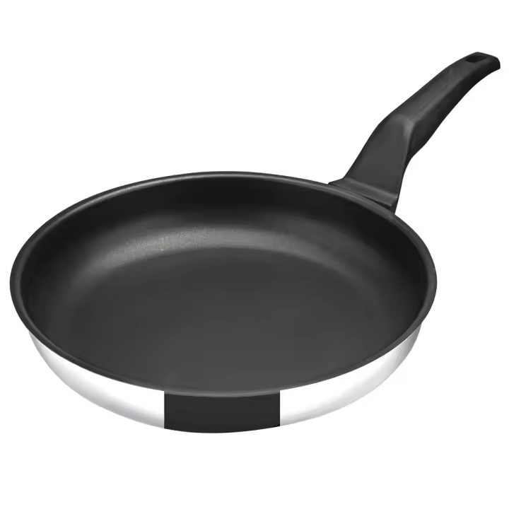 MAGEFESA ® Comte Sartén, fabricada integramente en acero inoxidable, antiadherente triple capa, para todo tipo de cocinas, incluida INDUCCIÓN, fondo difusor, apta lavavajillas, facil uso - 1