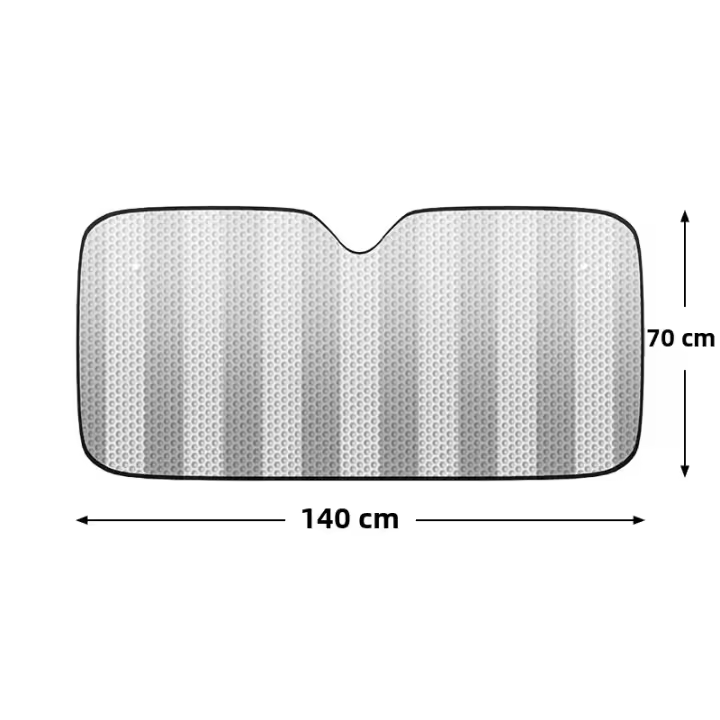 1Pcs Visera De Parabrisas Para Coche Plegable Protección UV Cubierta De Sombra Para Ventanas Frontales Y Traseras Bloqueo De Sol Para Parabrisas - 1