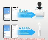 Sensor De Temperatura Y Humedad WiFi Tuya Para Hogar Inteligente Compatible Con Alexa Y Google Assistant Medidor De Temperatura Y Humedad Preciso Rango 0℃~60℃ Y 0% RH~99% RH - details 9