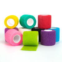 6/12/24pcs Banda Elástica Para Tatuaje Desechable Deportiva Cinta Autoadhesiva De Algodón Accesorios Para Maquillaje Permanente - details 5