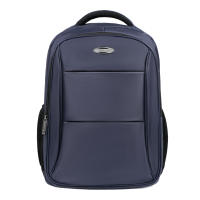 DreamTravel Mochila Profesional Elegante - Gran Capacidad 30L con Organización Multibolsillos | Portátil 15.6" + Tableta + Tejido Antiarrugas | Diseño Antirrobo y Asas Ergómicas para Oficina/Viajes (Negro/Azul marino) - details 1