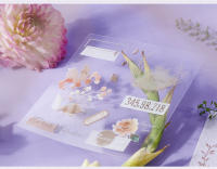 Yoofun 20pcs Etiquetas De Estación Con Pétalos Y Papel Washi Para Regalos Tarjetas De Diario Scrapbooking Decoración De Cuaderno - details 7
