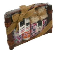 Set Organic IDC Institute – Cesta de Regalo Navideño 4 Piezas: Gel de Ducha, Loción Corporal, Sales de Baño y Toalla de Sisal con Aromas de Naranja, Canela, Mora y Arándano - details 1