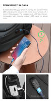 Mochila Grande De Alta Capacidad Con Garantía De Vida Para Laptop De 15.6 Pulgadas Mochila Antirrobo Para Hombres Bolsa Escolar De Viaje Con Compartment Interior Y Cinturón De Alivio De Presión - details 9