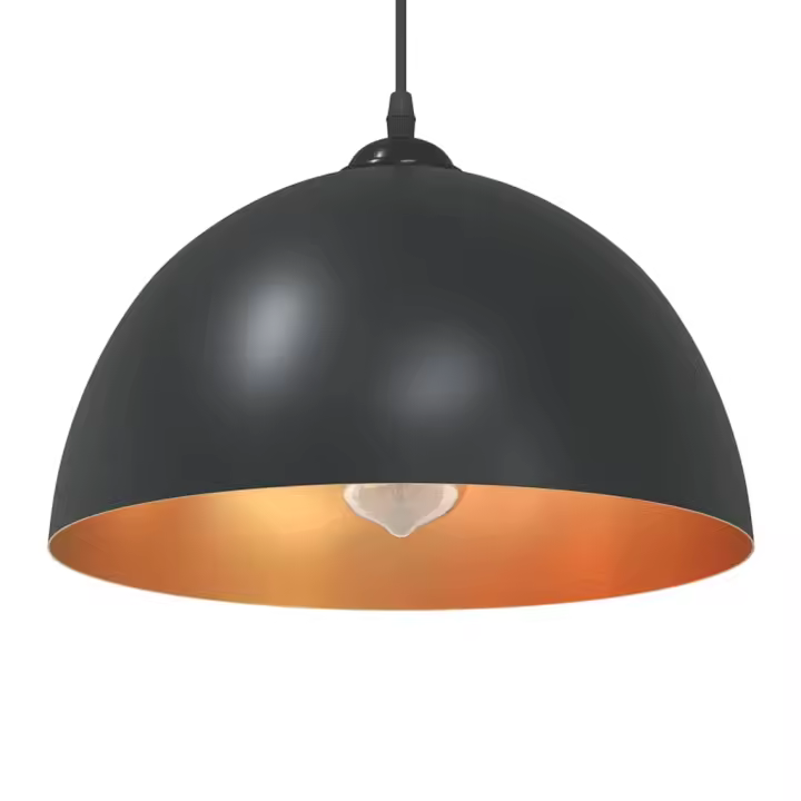 vidaXL Lámparas colgantes 2 uds regulable en altura E27 Ø 30 cm en color Negro/Blanco | diseño vintage industrial ideal para cocina salón comedor - 1